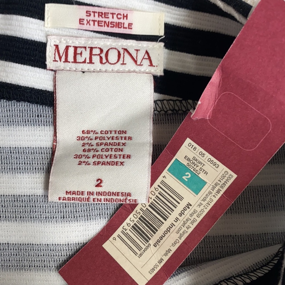 Merona Pencil Skirt striped - Picture 3 of 5